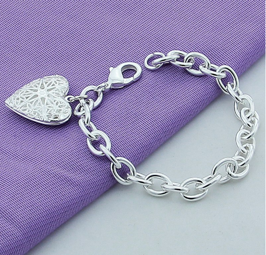 Women Fashion Sterling  Silver Jewelry 925 Solid Silver Grape Bead Charm Chain Bracelets & Bangles For Women Gift eprolo