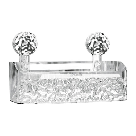 Suction tray rack bathroom shelf no punch bathroom wash table hanging basket wall hanging wall receiving rack eprolo