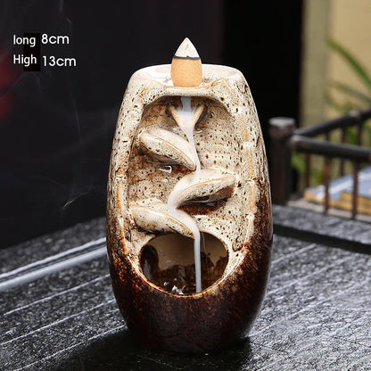 Back Flow Incense Burner Incense Path Zen Decoration Incense Burner Back Flow Incense Burner - Shello's Creative Boutique