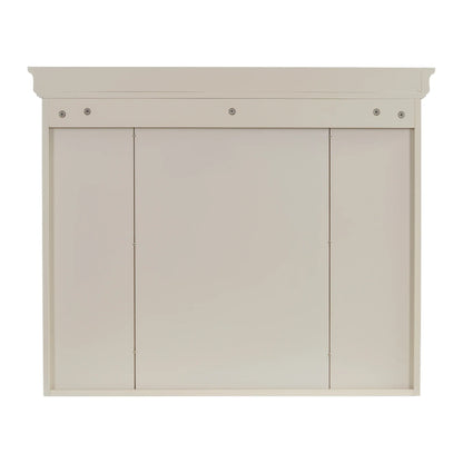 35'' x 28'' Blue Wall Mounted Bathroom Storage Cabinet with Mirror Door, Modern Bathroom Wall Cabinet with Mirror - Shello's Creative Boutique