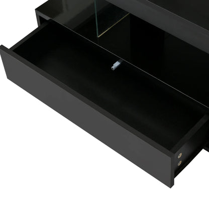 U-Can LED Coffee Table – Modern Elegance with Smart Storage - Shello's Creative Boutique