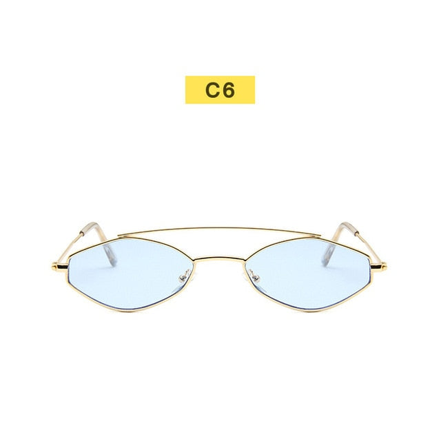 90s Sunglasses Women Retro Oval Sunglasses Lady Brand Designer Vintage Black Sunglasses Girls Eyeglasses UV400 Oculos Shello Creative Boutique