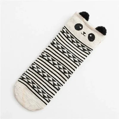 1Pair Warm Women Socks Striped 3D Socks Autumn Winter Style Socks - Shello's Creative Boutique