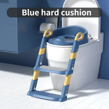 Stair Style Children's Toilet Boy and Girl Baby Toilet Folding Rack Step Stool Child Step Toilet Seat Ring Baby Potty Toilets eprolo