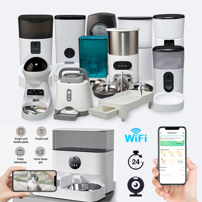 Wifi Smart APP Pet Feeder Household use Microchip Dog Automatic Pet Feeder Automatic Pet Feeder eprolo