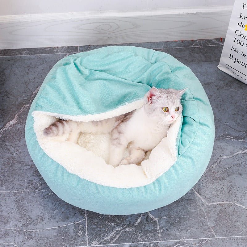 Super Soft Pet Cat Bed Plush Full Size Washable Calm Bed Donut Bed Comfortable Sleeping Artifact Suitable For All Kinds Of Cat Shello Creative Boutique