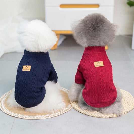 Pet Dog Clothing Autumn And Winter Clothing New Teddy Small Dog Pet Clothing Autumn And Winter Sweater eprolo