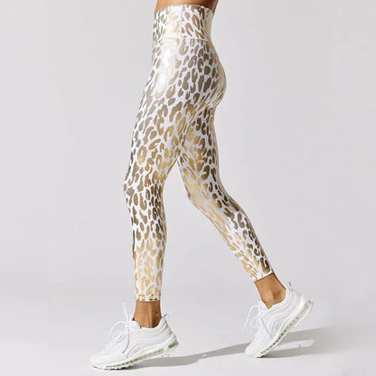 Leopard Leggings Women Yoga Pants High Waist Sports Tights - Shello's Creative Boutique