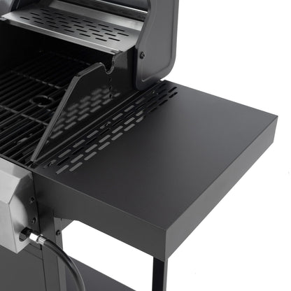 2+2 multifunctional gas barbecue grill and covered grill combination for outdoor cooking - barbecue, barbecue, pizza. - Shello's Creative Boutique