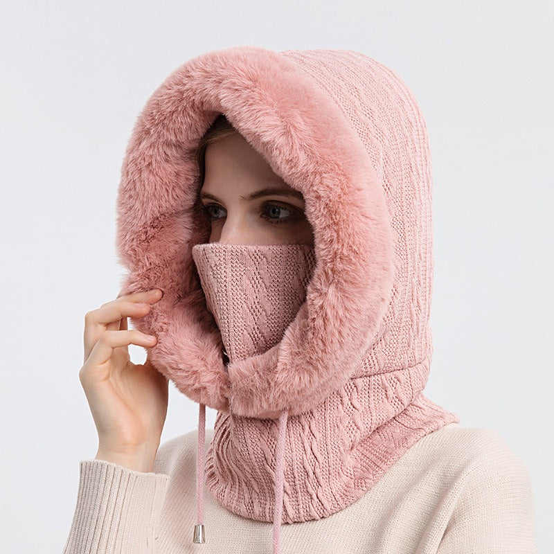 Winter Hat Outdoor Cycling Head Cover Cold Ski Hat Warm Neck Mask Integrated Cold Cover Head Hat eprolo