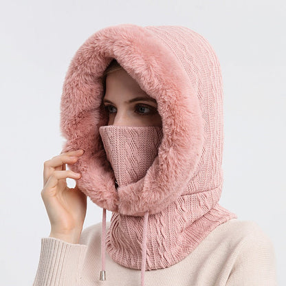 Winter Hat Outdoor Cycling Head Cover Cold Ski Hat Warm Neck Mask Integrated Cold Cover Head Hat eprolo