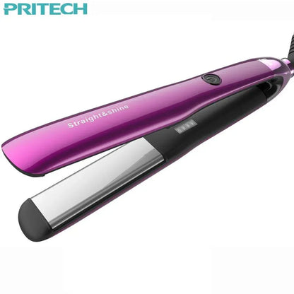 Pritech Hair Styling Tools 4 Speed Temperature Control Hair Straightening Iron - Shello's Creative Boutique
