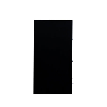 Black Glass Door Shoe Box Shoe Storage Cabinet With RGB Led Light eprolo