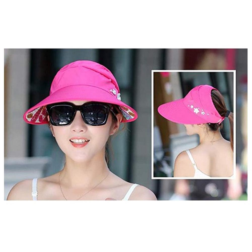 Women's Summer Casual All-match Going Out Ultraviolet-proof Korean Style Folded Sun Block Hat Breathable And Light eprolo