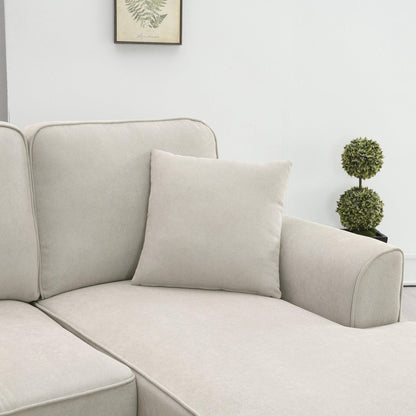 Modern U-Shape Sectional Sofa – 7-Seat Fabric Sofa Set with Pillows for Living Room, Apartment & Office - Shello's Creative Boutique