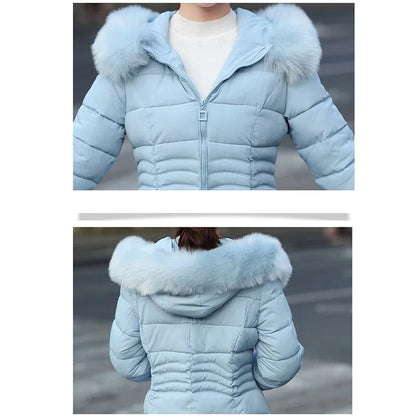 Faux Fur Parkas Women Down Jacket Winter Jacket Women Thick Snow Wear Winter Coat Lady Clothing Female Jackets Parkas - Shello's Creative Boutique