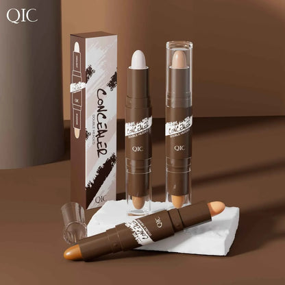 Double-Ended Highlighter Pen for Dark Circles Correction & Contour Makeup - Shello's Creative Boutique