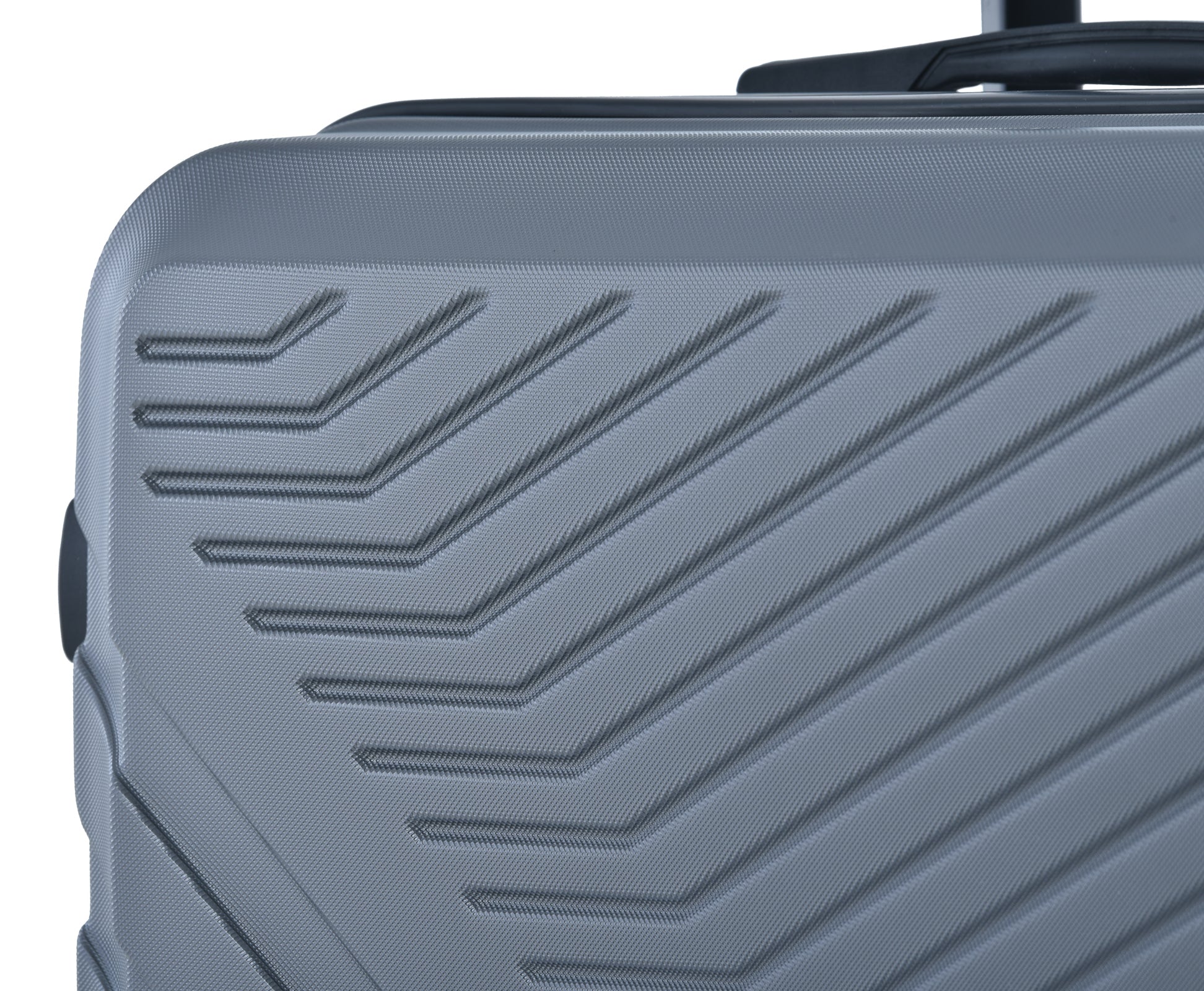 3 Piece Luggage Sets ABS Lightweight Suitcase with Two Hooks, Spinner Wheels, TSA Lock, (20/24/28) Gray eprolo