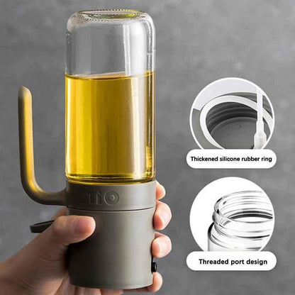 250ml Glass Oil Spray Bottle - High Borosilicate Cooking Oil Mister Dispenser - Shello's Creative Boutique