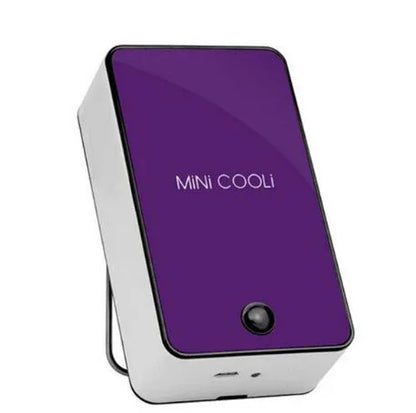 Mini Portable HandHeld Table Air Conditioner Cooler Cooling USB Rechargeable Battery Bladeless Fan - Shello's Creative Boutique