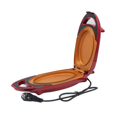 Red Pan Copper Pan 5 Minute Chef Non Stick Copper Cooker Cookware As Seen On Tv Products - Shello's Creative Boutique