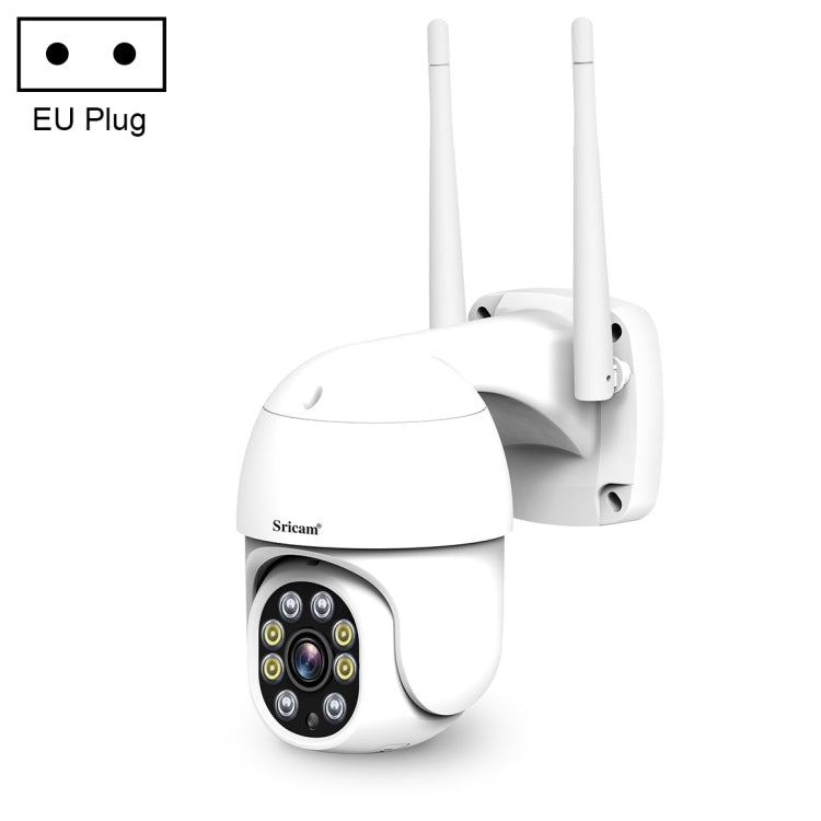 Sricam SP028 1080P HD Outdoor PTZ Camera, Support Two Way Audio / Motion Detection / Humanoid Detection / Color Night Vision / TF Card, US Plug, SP028 AU Plug, SP028 EU Plug, SP028 UK Plug, SP028 US Plug - Shello's Creative Boutique