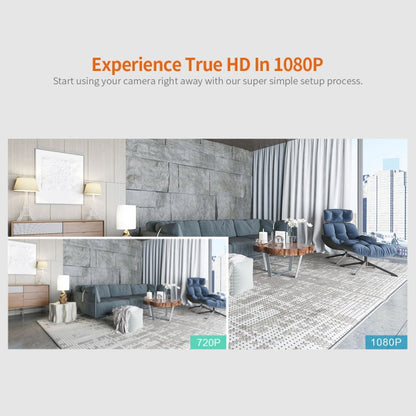 SriHome SH025 2.0 Million Pixels 1080P HD AI Auto-tracking IP Camera, Support Two Way Audio / Motion Tracking / Humanoid Detection / Night Vision / TF Card, AU Plug