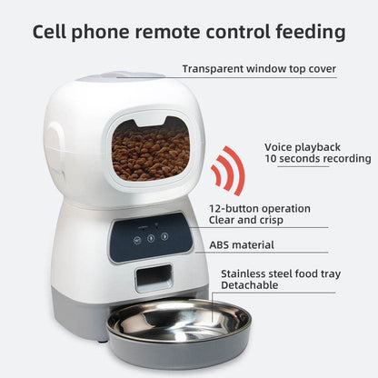 Wifi Smart APP Pet Feeder Household use Microchip Dog Automatic Pet Feeder Automatic Pet Feeder eprolo