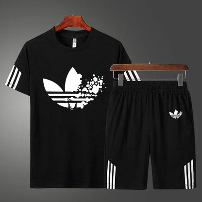 Men's Shorts Casual Suits Sportswear Mens Clothing Man Sets Pants Male sweatshirt Men Brand Clothing - Shello's Creative Boutique