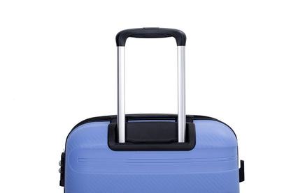 Hardshell Suitcase Spinner Wheels PP Luggage Sets Lightweight Durable Suitcase ,3-Piece Set (20/24/28) ,Purplish Blue - Shello's Creative Boutique