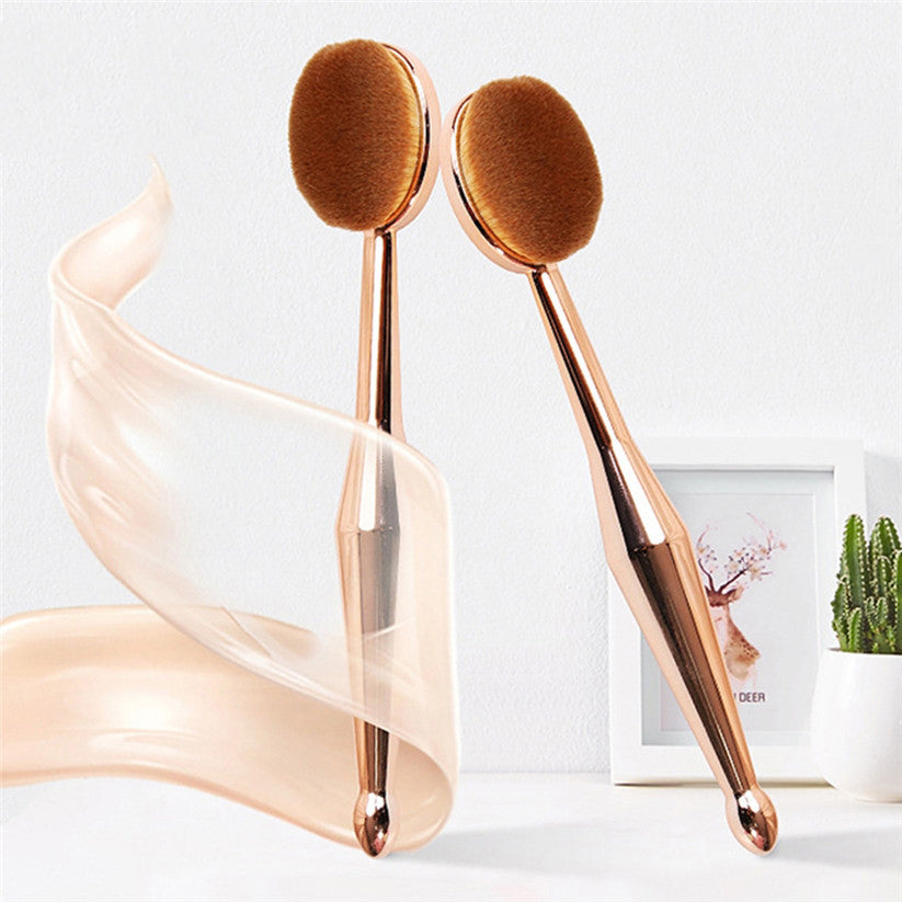 Makeup Brush 1 PCS Toothbrush The New Mermaid Makeup Brush Foundation Oval Brushes One Set eprolo