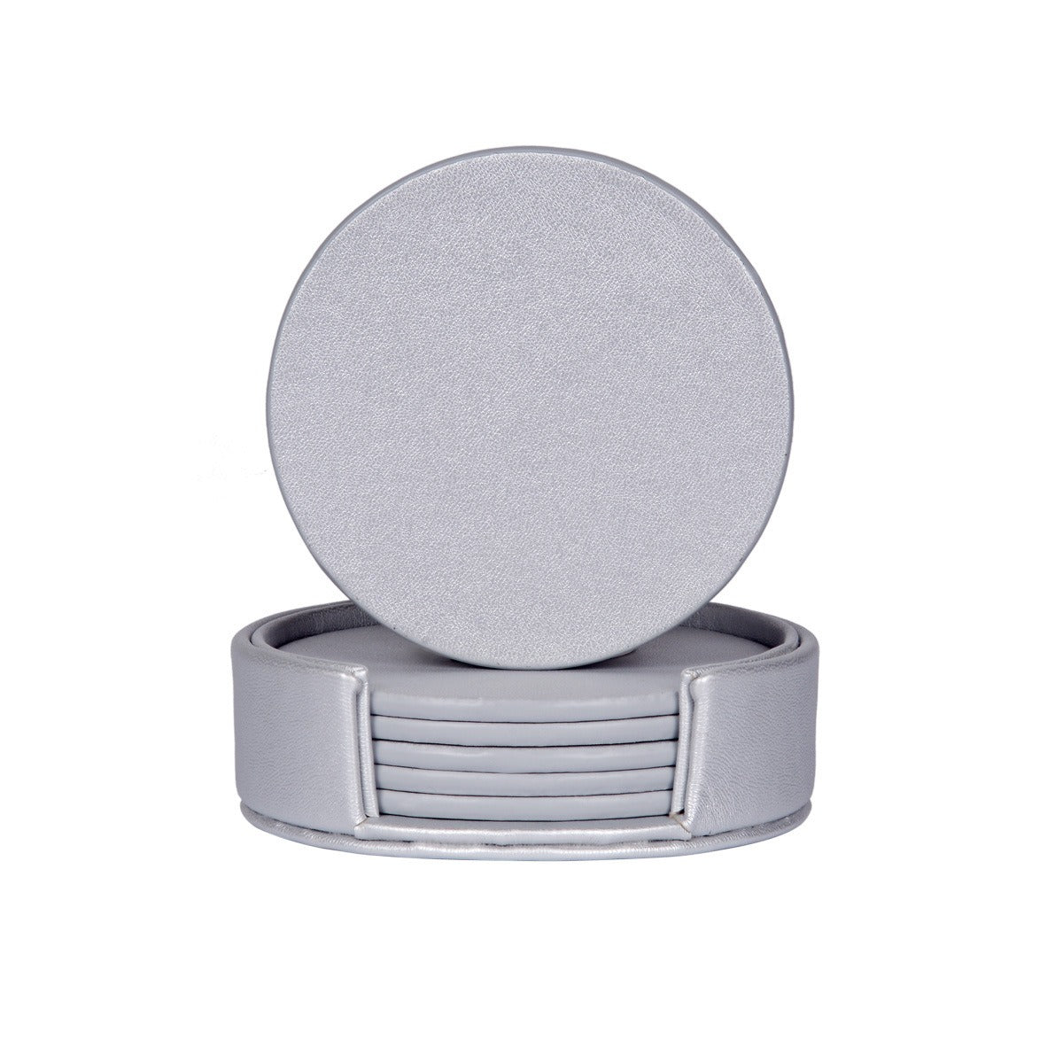 Creative PU leather coaster Exquisite insulated tea water cushion Square leather coaster eprolo