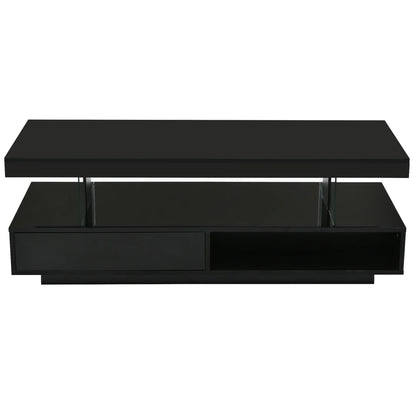 U-Can LED Coffee Table – Modern Elegance with Smart Storage - Shello's Creative Boutique