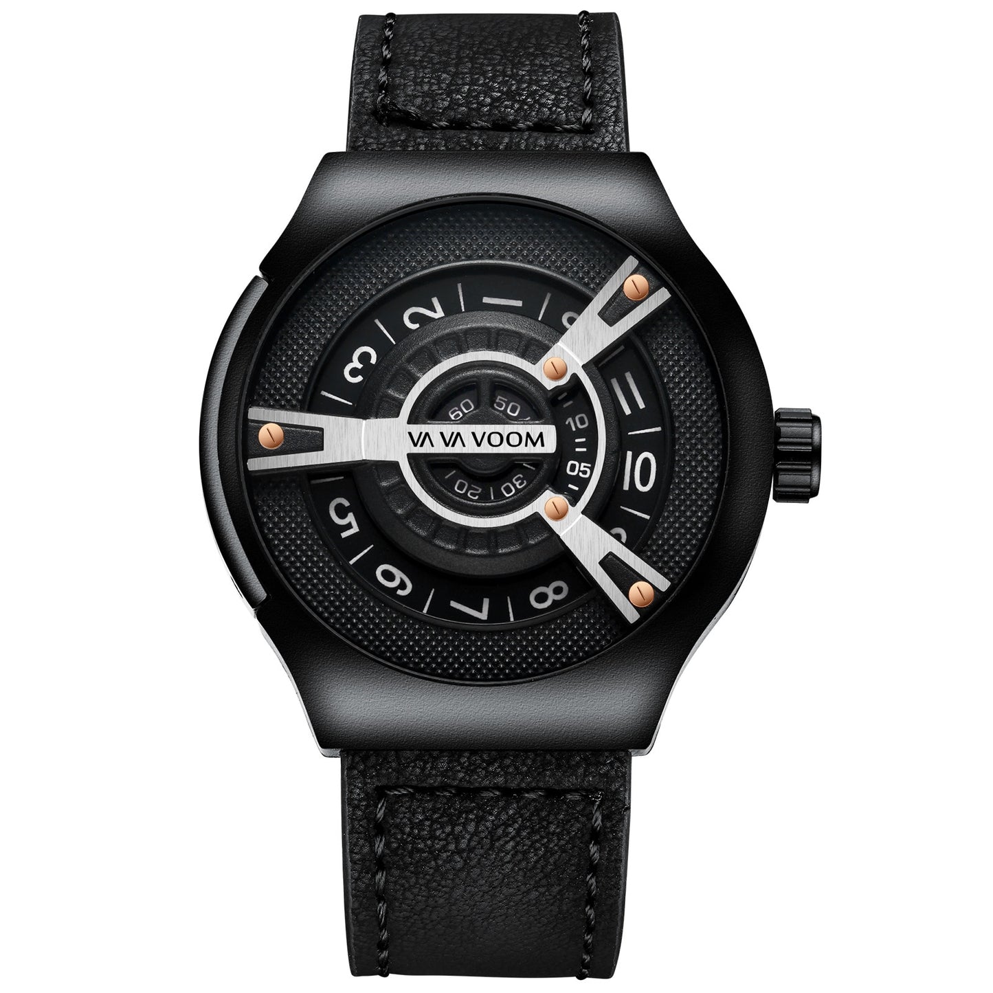 VAVA VOOM Brand VA-275 Creative Big Watch Men Fashions Sports Watches Men's Wrist Watch Men Luxury Casual Men Watch Leather Male Clock Shello Creative Boutique