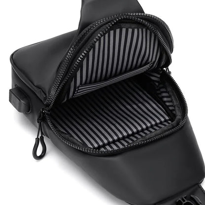 Outdoor Large Capacity Messenger Bag Men Chest Bag Simple Fashion Men Bag Shoulder Bag - Shello's Creative Boutique