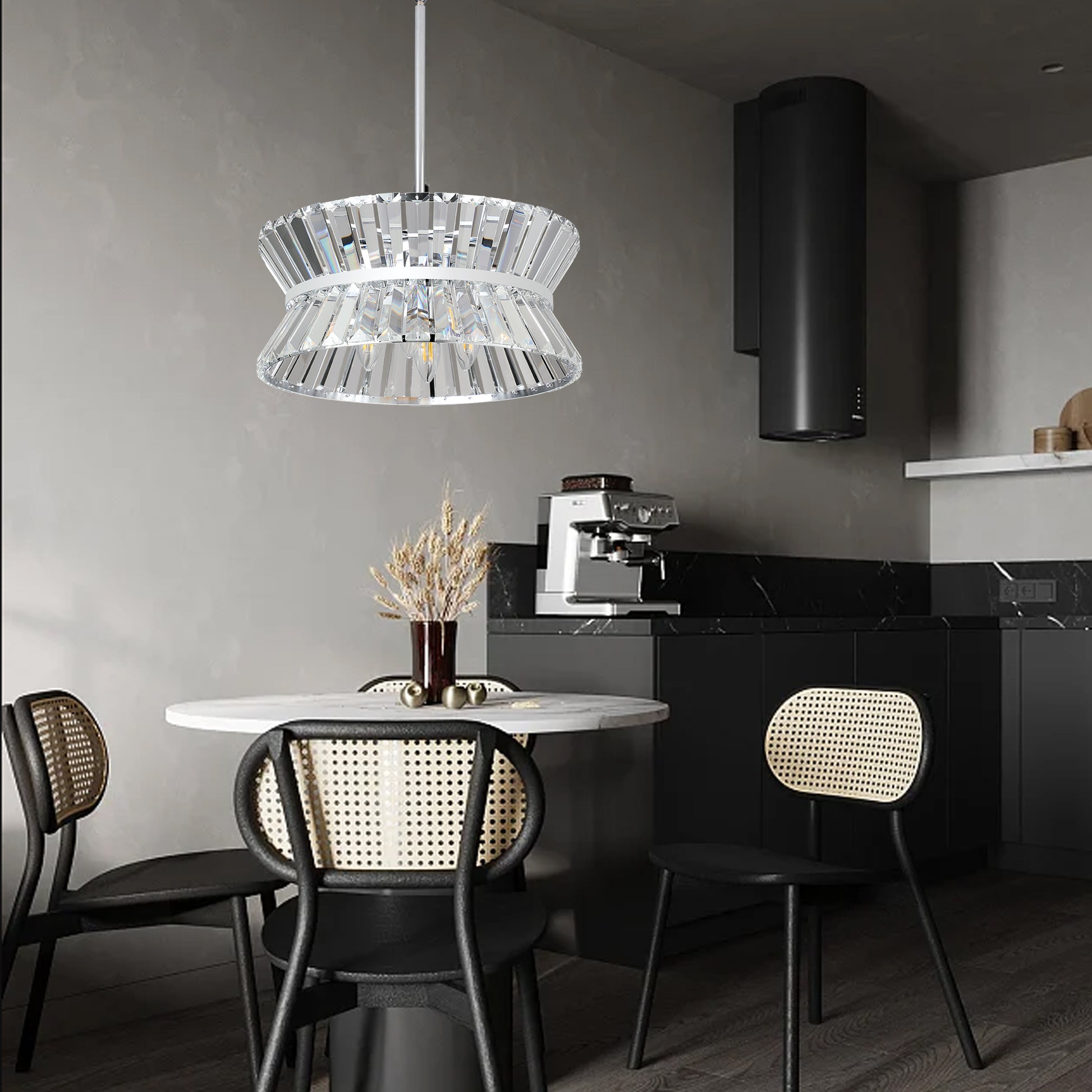 Modern Crystal Chandelier for Living-Room Round  Cristal Lamp Luxury Home Decor Light Fixture eprolo