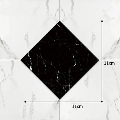 Self-Adhesive Floor Tile Stickers – Waterproof Wear-Resistant Diagonal Design - Shello's Creative Boutique