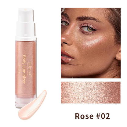 New Full-Body Beach Sexy Highlighter Lotion Brightening Skin And Brightening Highlighter Liquid Milk Body Highlighter - Shello's Creative Boutique