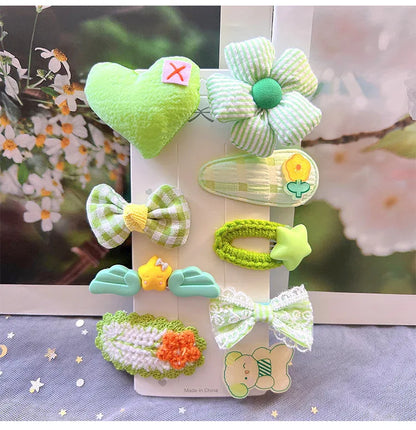 Children's Plush Hair Clip Autumn and Winter New Hair Accessories Little Girls' Hair Clip Cute Headwear - Shello's Creative Boutique