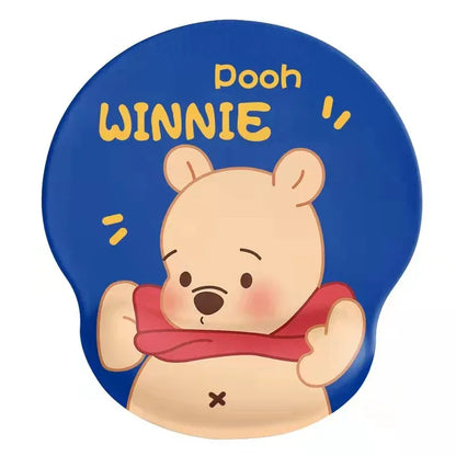Bear mouse pad wrist mouse pad girls soft pad cute wrist pad 3d silicone wrist pad hand rest - Shello's Creative Boutique