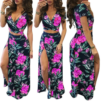 Classic Floral Hot Sale Dress Two Piece Set - Shello's Creative Boutique