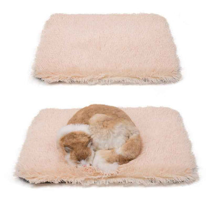 Human Pet Dual-Use Plush Pad Pet Round Pad Warm And Comfortable Machine Washable Small Suitable For Autumn And Winter Comfort