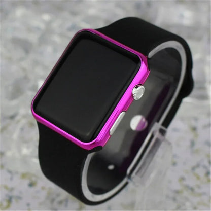 LED Digital Sport Watch - Unisex Silicone Wristwatch - Shello's Creative Boutique