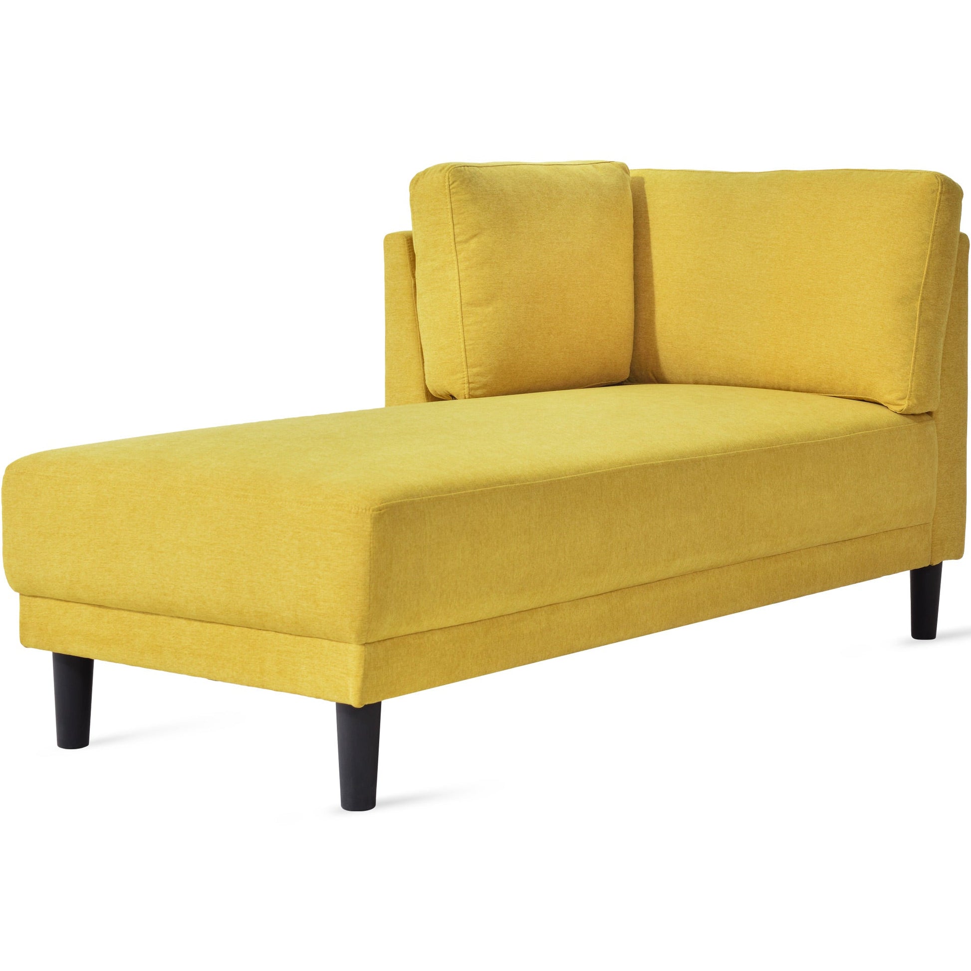 65" Mid-Century Modern Fabric Corner Lounge Chair Upholstered Indoor Chaise Lounge for Bedroom eprolo
