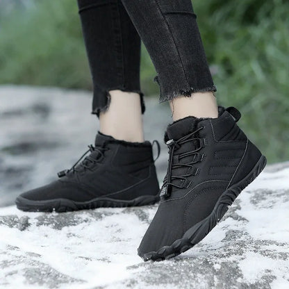 Five Finger Outdoor Sports Cotton Shoes, Men's and Women's Plush Warm Boots, Wear resistant, Non slip, Snow Boots, Winter Thickened Couple Shoes - Shello's Creative Boutique