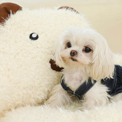 New Winter Cute Alpaca Cat Bed House Nest Warm Comfortable Pet Products Bottom Non-slip Bed For Dog Dog Bed Pet Mats Pads Shello Creative Boutique