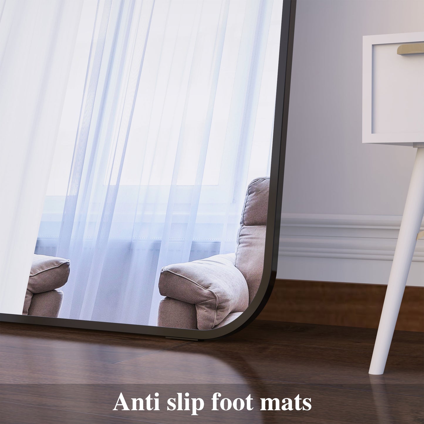 71"×32" Big Full Body Mirror for Bedroom Oversized Floor Mirror Large Standing Mirror Living Room Dressing Mirror Leaning Agains eprolo