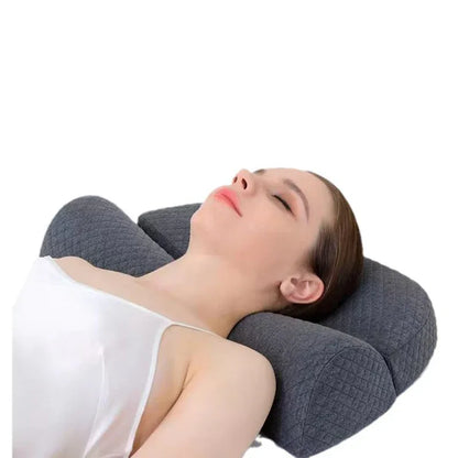 Bed Side Sleeping Pillow Neck Pain Relief Ergonomic Cervical Memory Foam Pillow - Shello's Creative Boutique