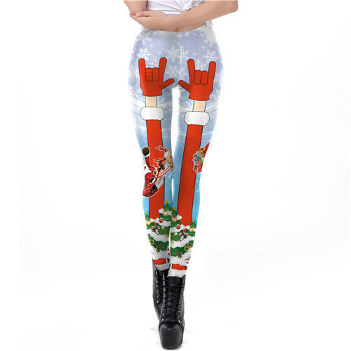 Snowflake Elk Women Leggings 
