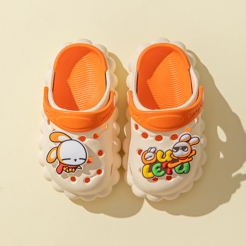 New Children's Hole Shoes Baby Children's Shoes Boys And Girls Summer Cute Outer Wear Toddler Soft Bottom Sandals And Slippers eprolo